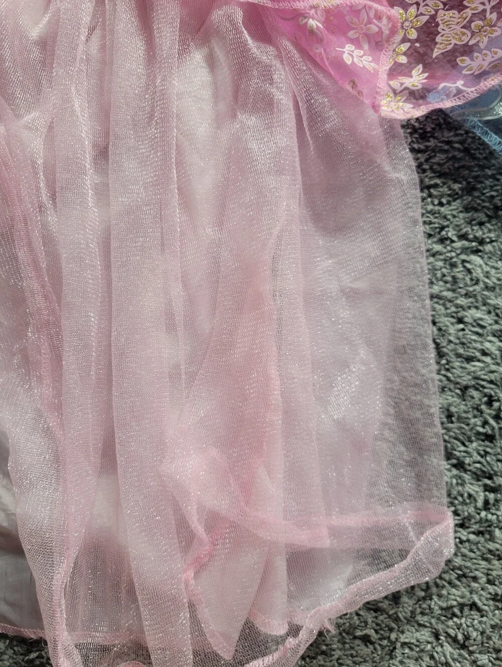 Pink & Blue Princess Tulle Dress Costume Size 3+ Halloween